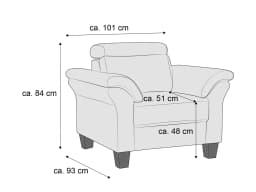 Sessel Scandicci VIII | Weiß