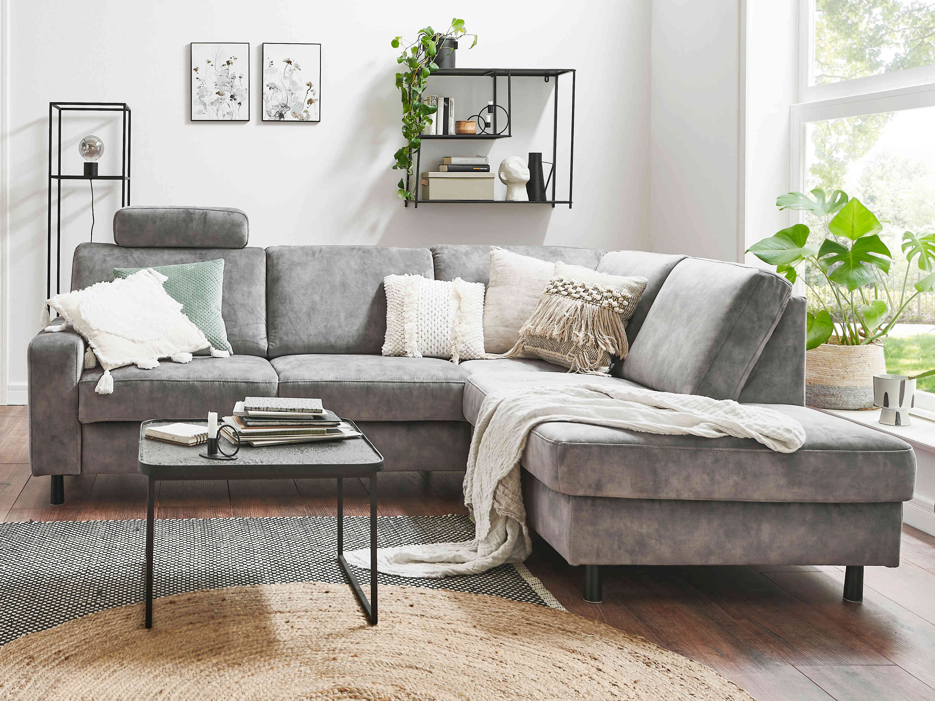 Ecksofa Zena IX | Grau