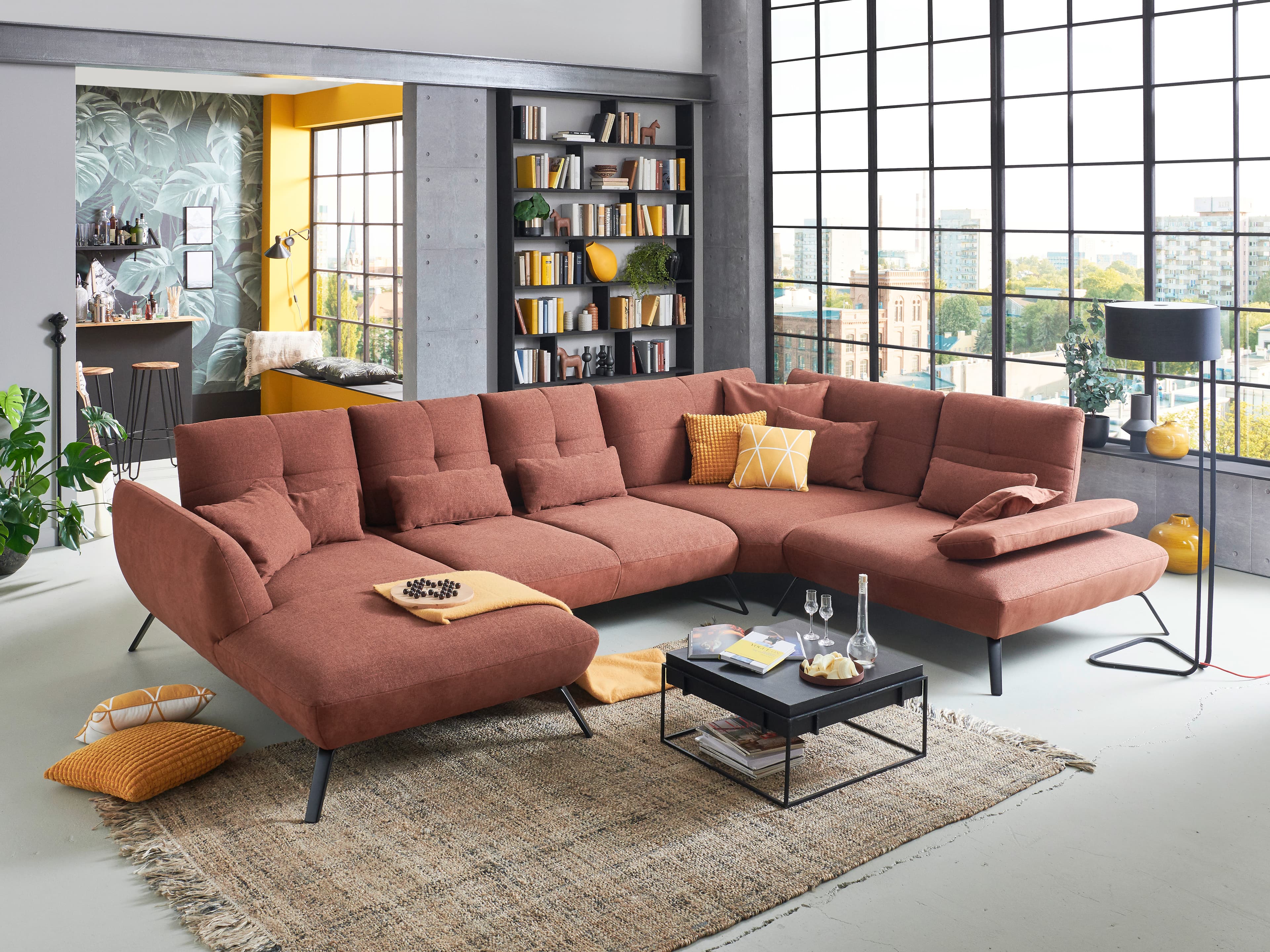 Wohnlandschaft Paola IV | Mehrfarbig
