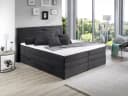 Boxspringbett Saddle | Schwarz