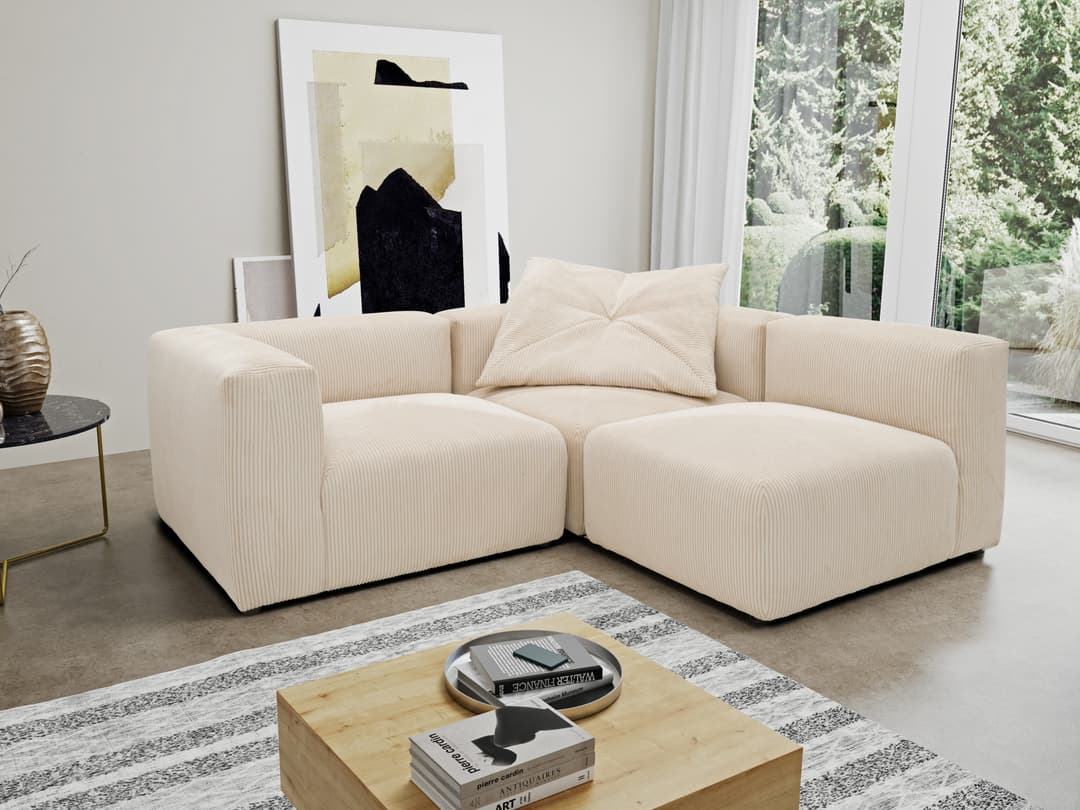 Ecksofa Dorna VII | Braun