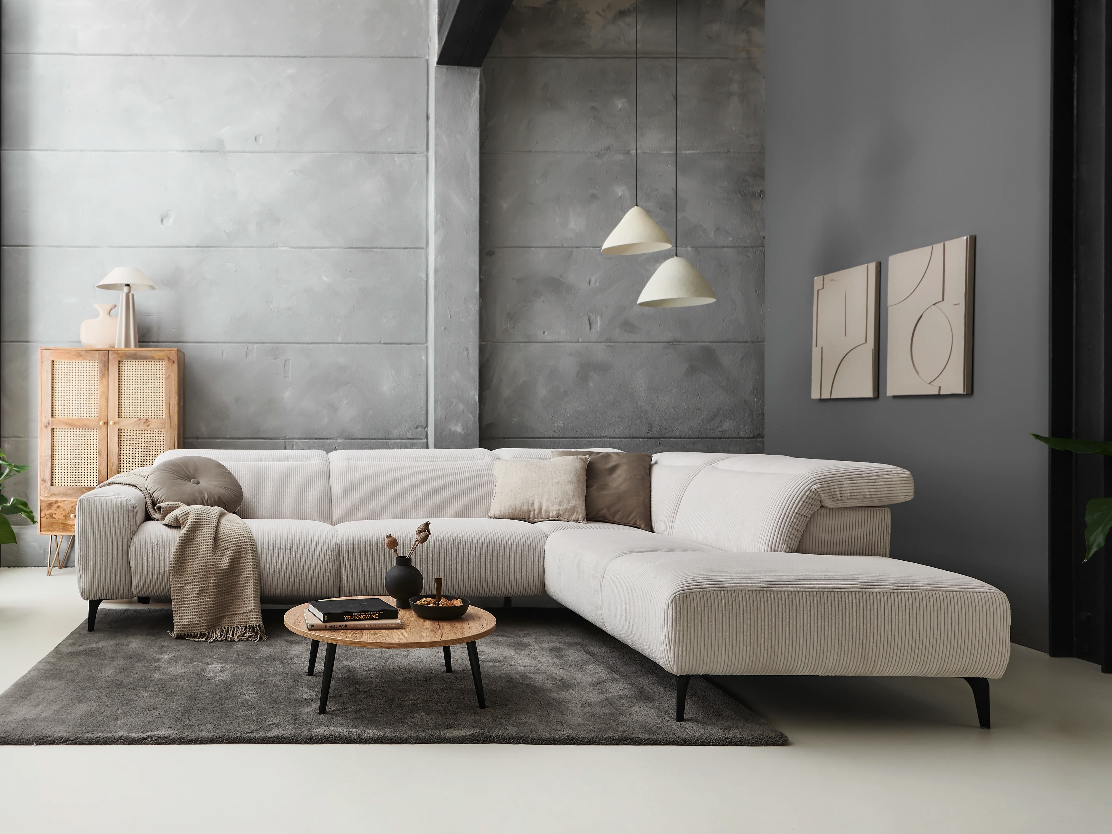 Ecksofa Karlo IV | Weiß