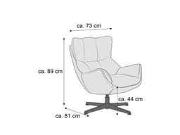 Sessel Anani | Grau
