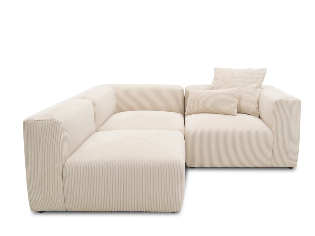 Ecksofa Dorna VII | Weiß