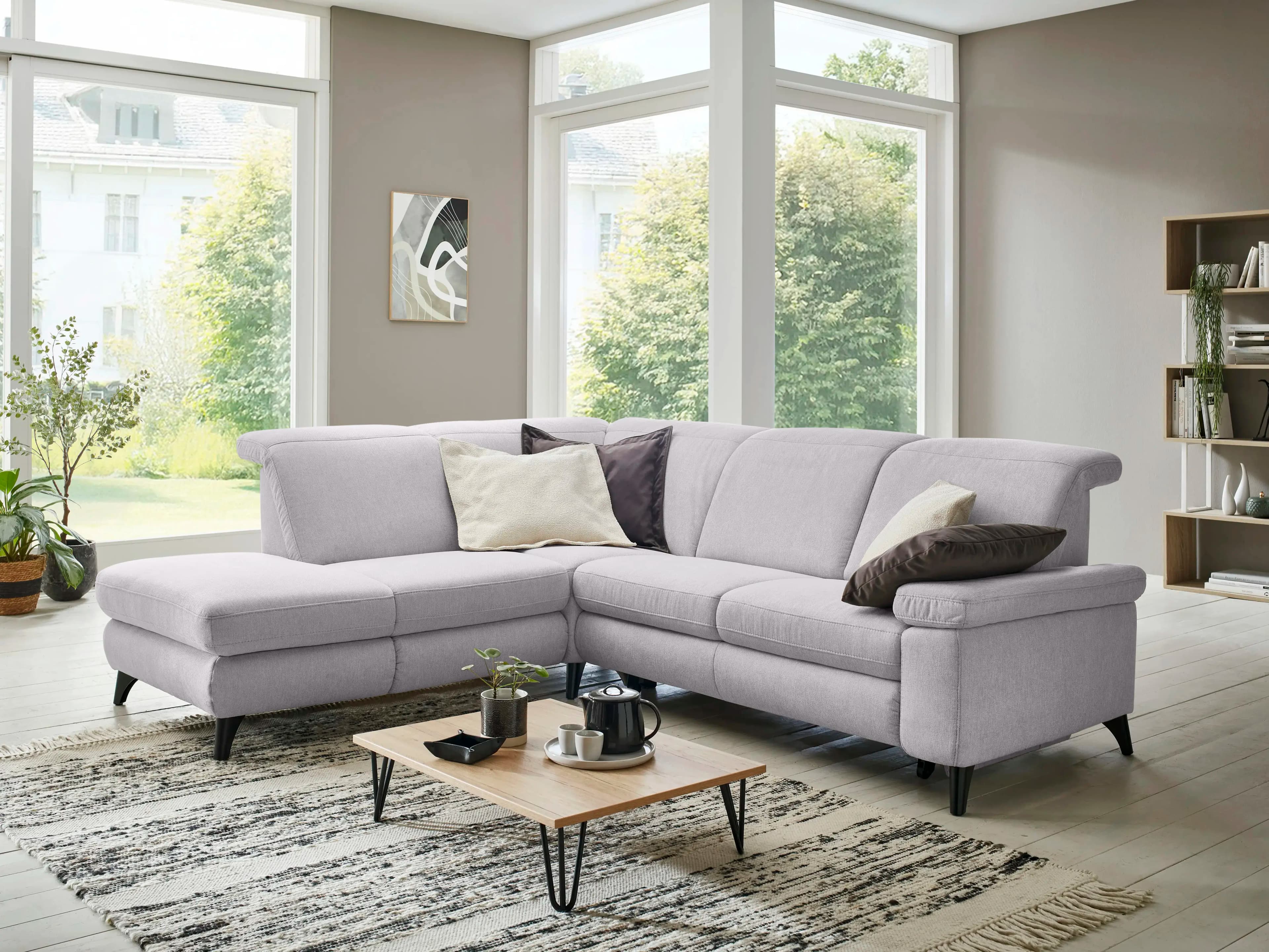 Ecksofa Parula B | Grau