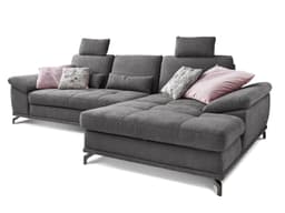 Ecksofa Saratow | Grau