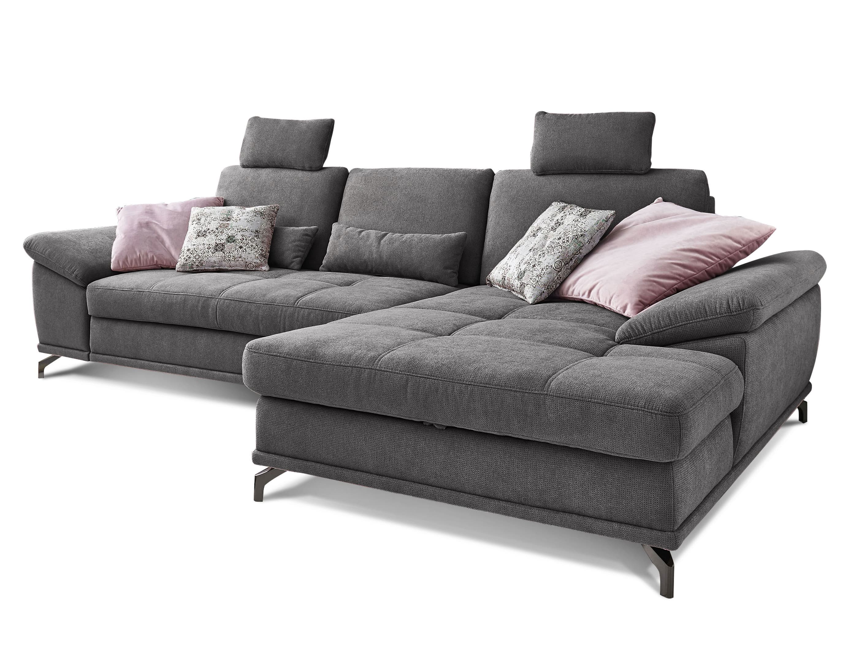 Ecksofa Saratow | Grau