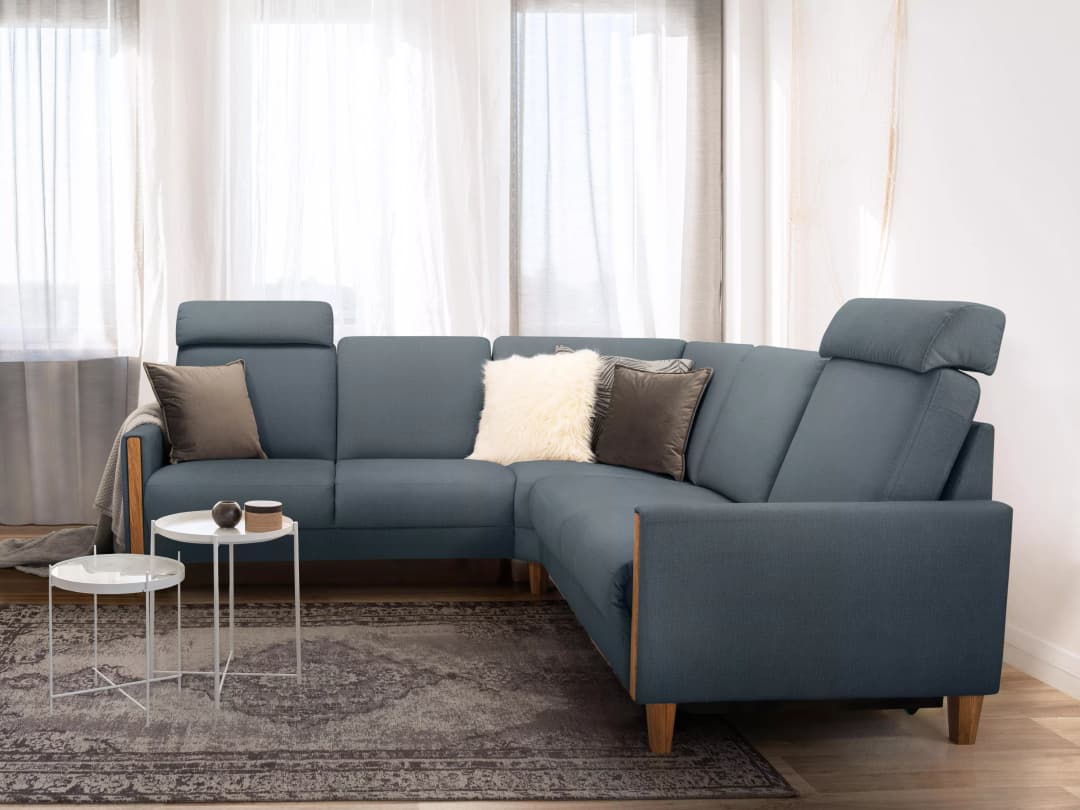 Ecksofa Kapoterra IV | Blau