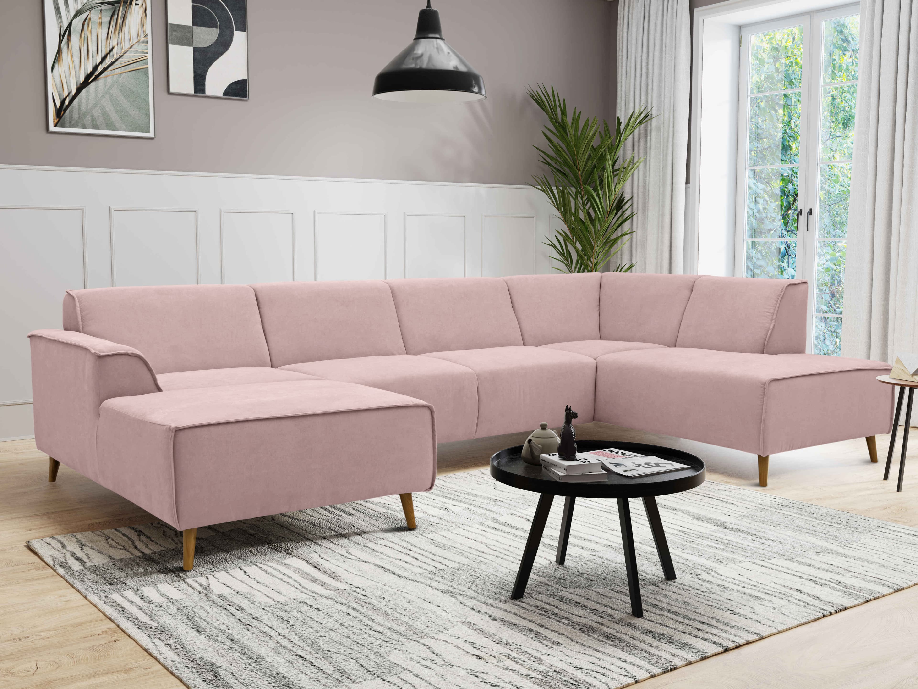 Wohnlandschaft Daro VIII | Rosa