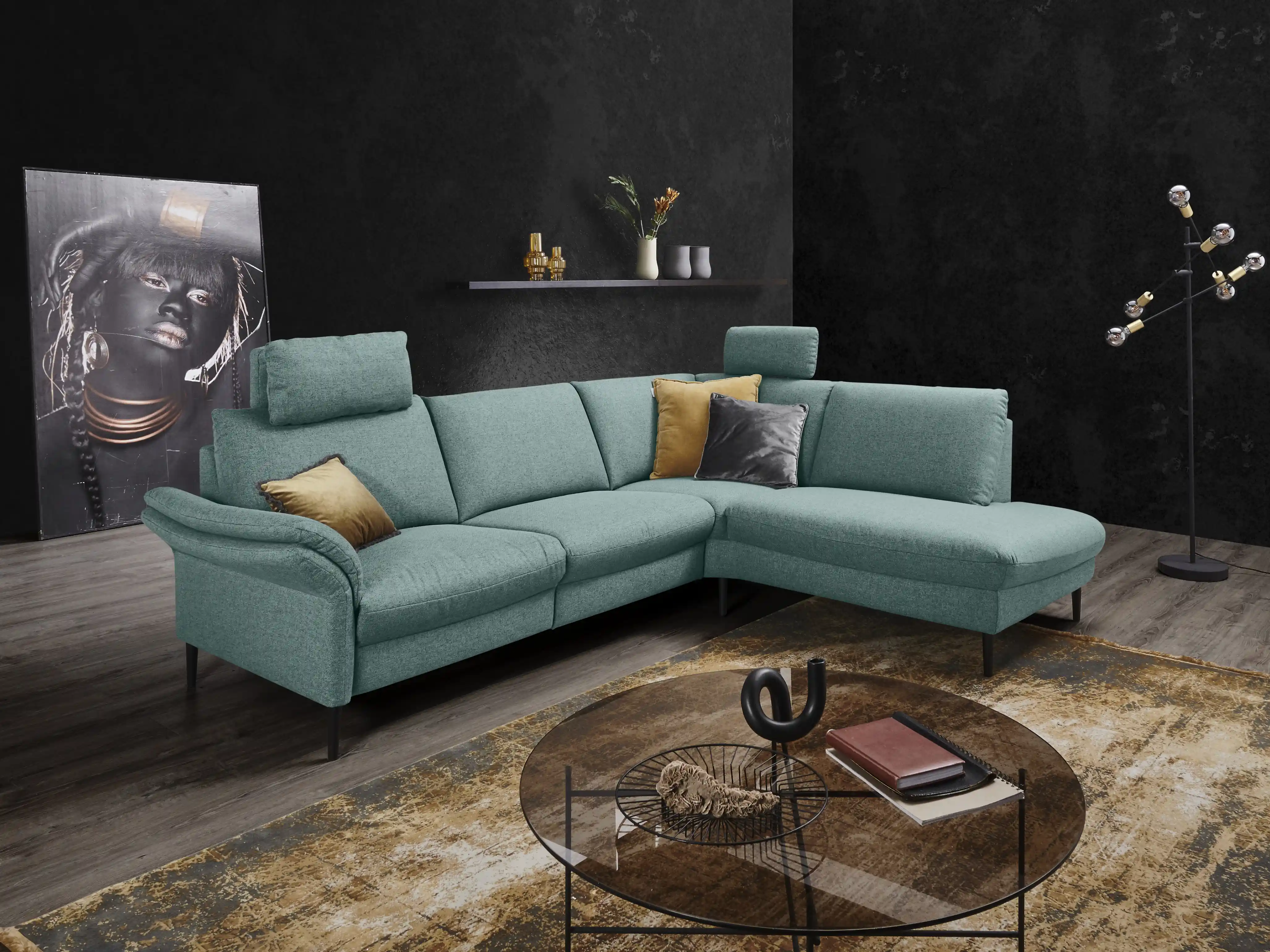Ecksofa Carpin IV | Grün