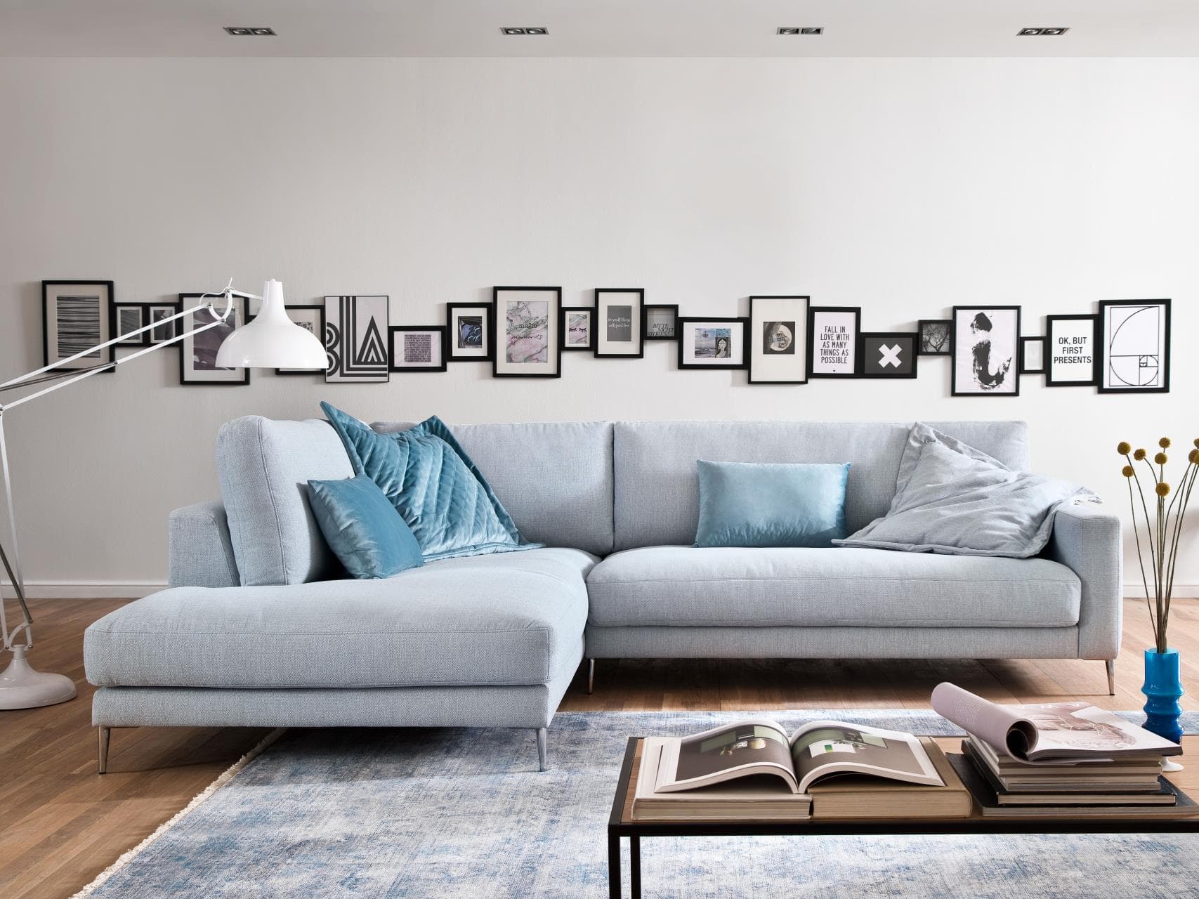 Ecksofa Cortino II | Weiß