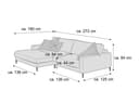 Ecksofa Cortino VIII | Grau 4