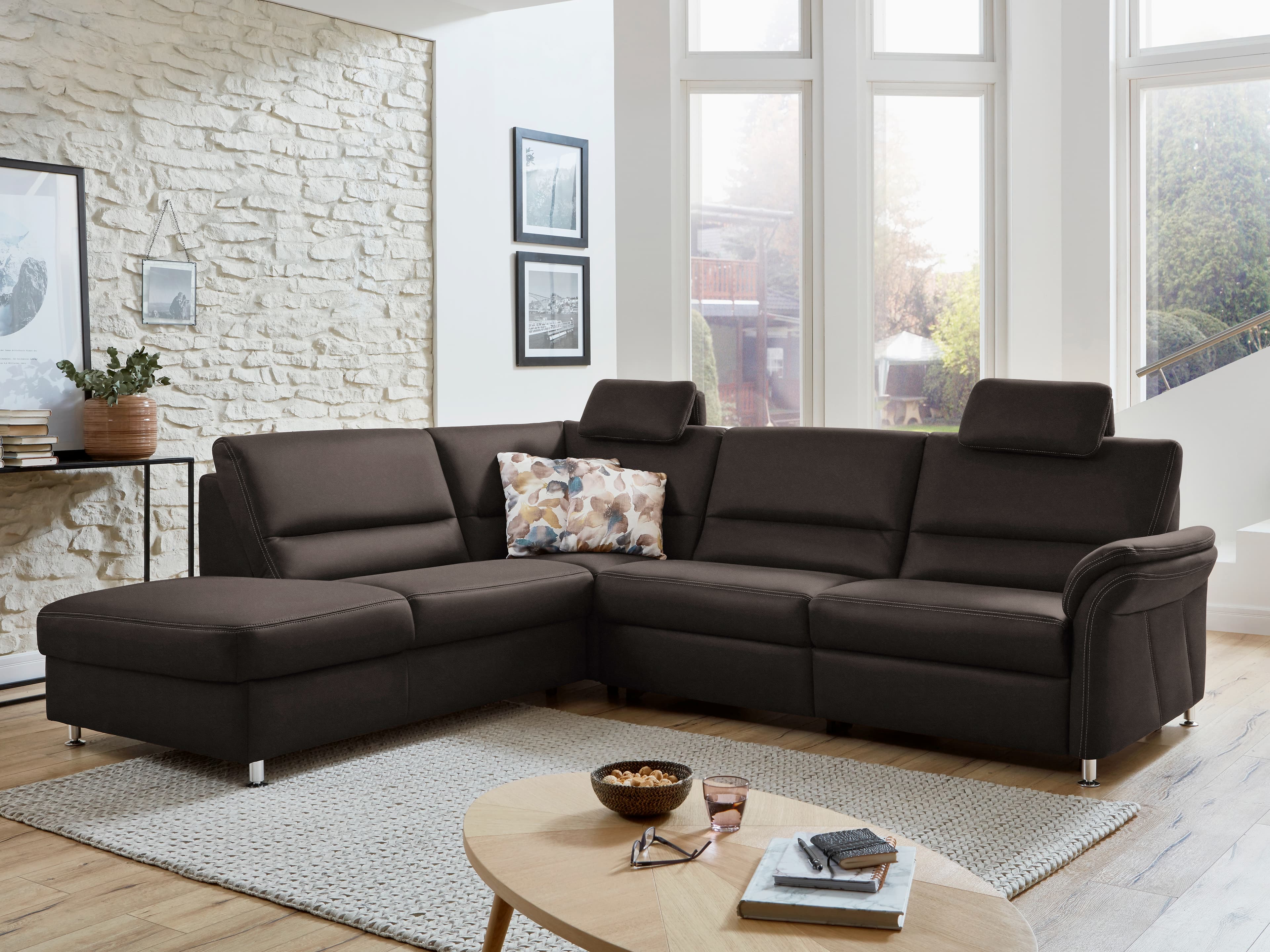 Ecksofa Zanano III | Braun