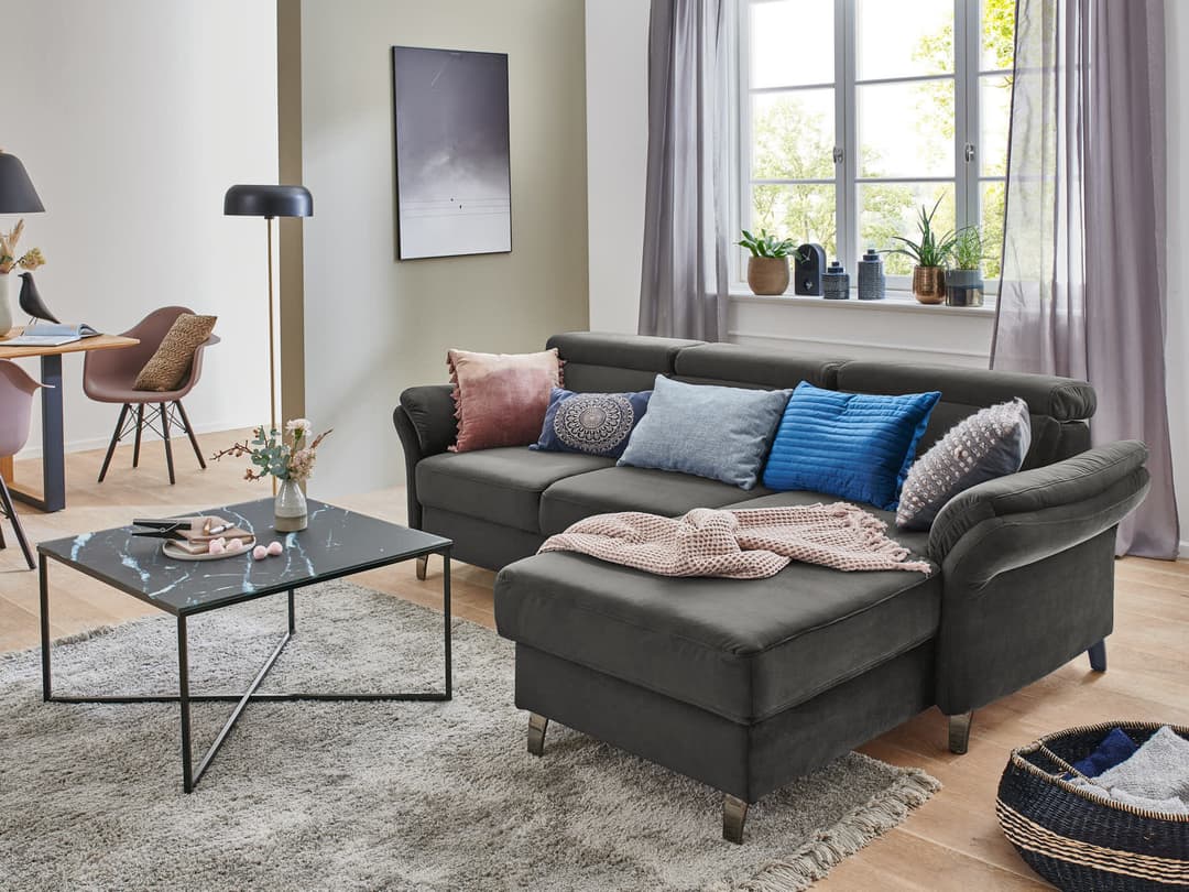 Ecksofa Scandicci IV | Grau
