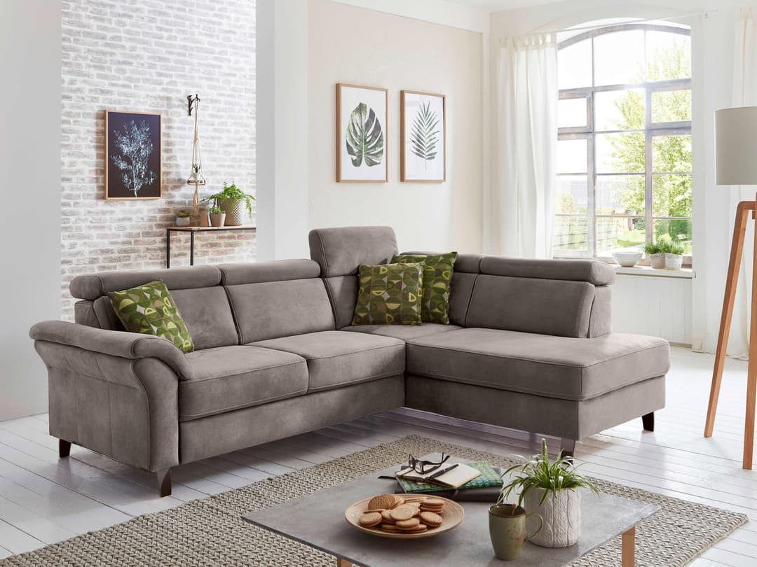 Ecksofa Scandicci V | Grau