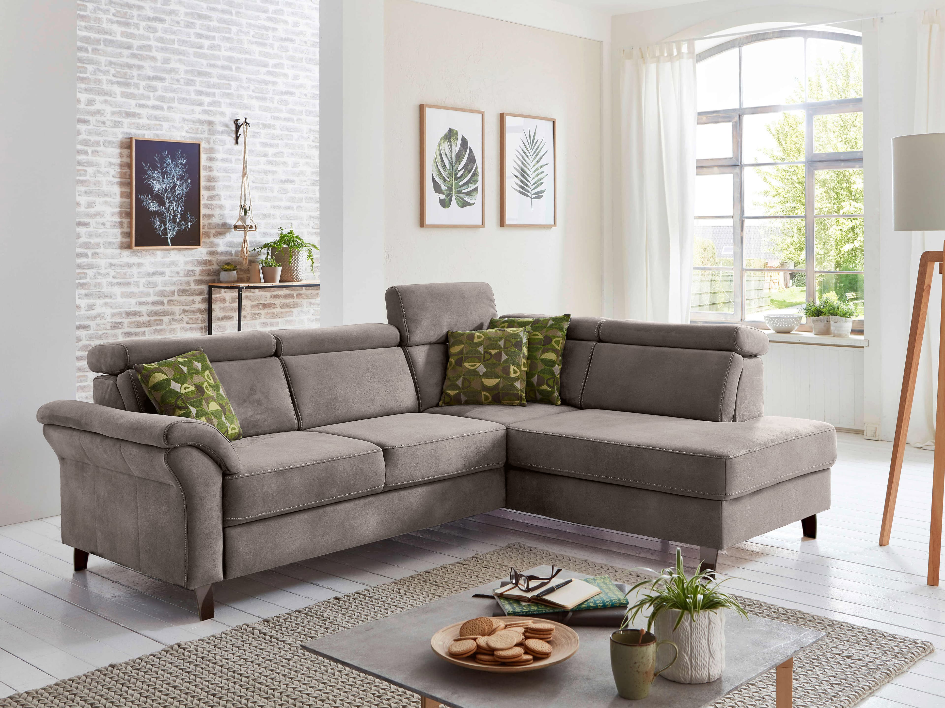 Ecksofa Scandicci V | Grau