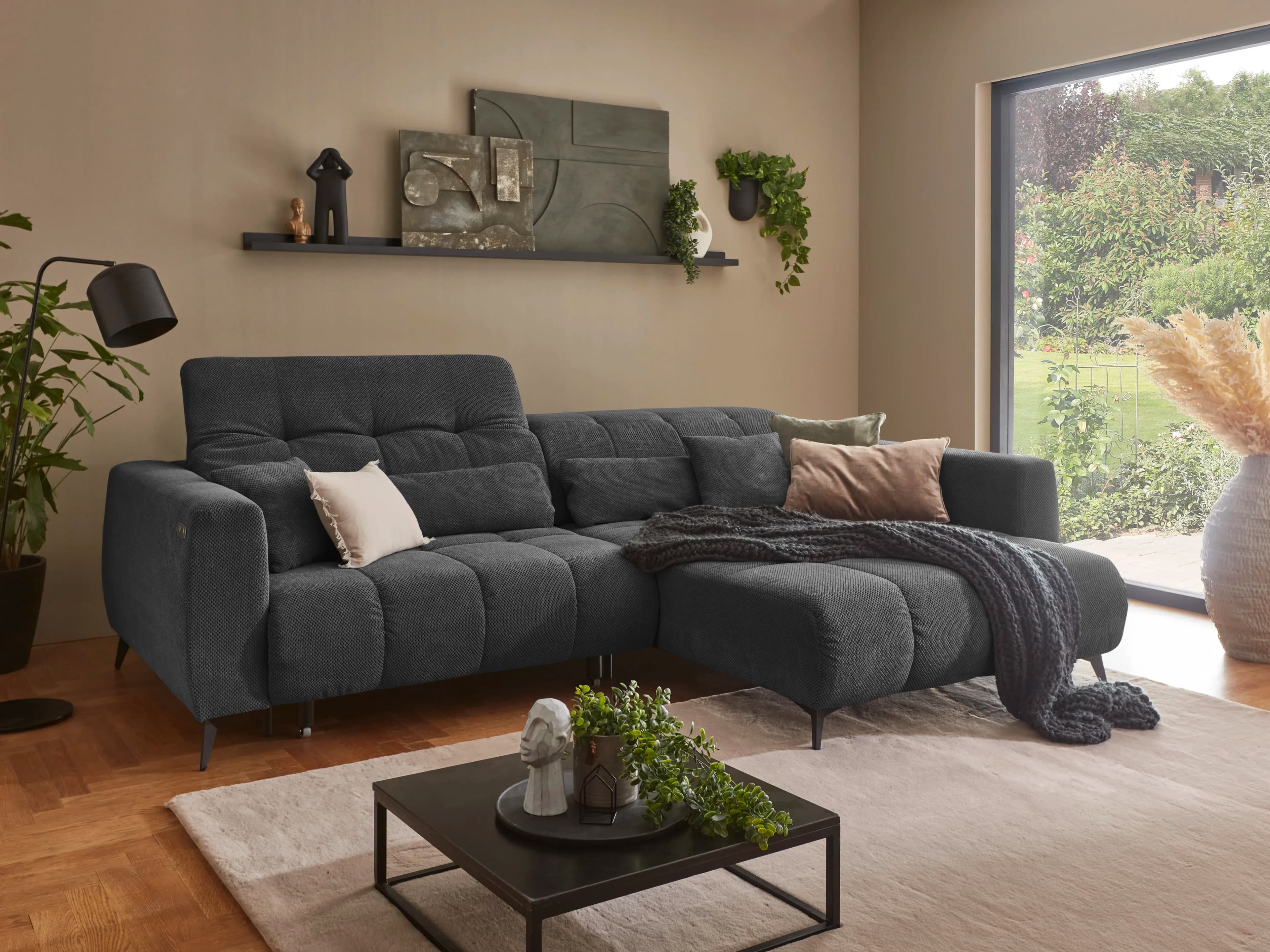 Ecksofa Irvin II | Schwarz
