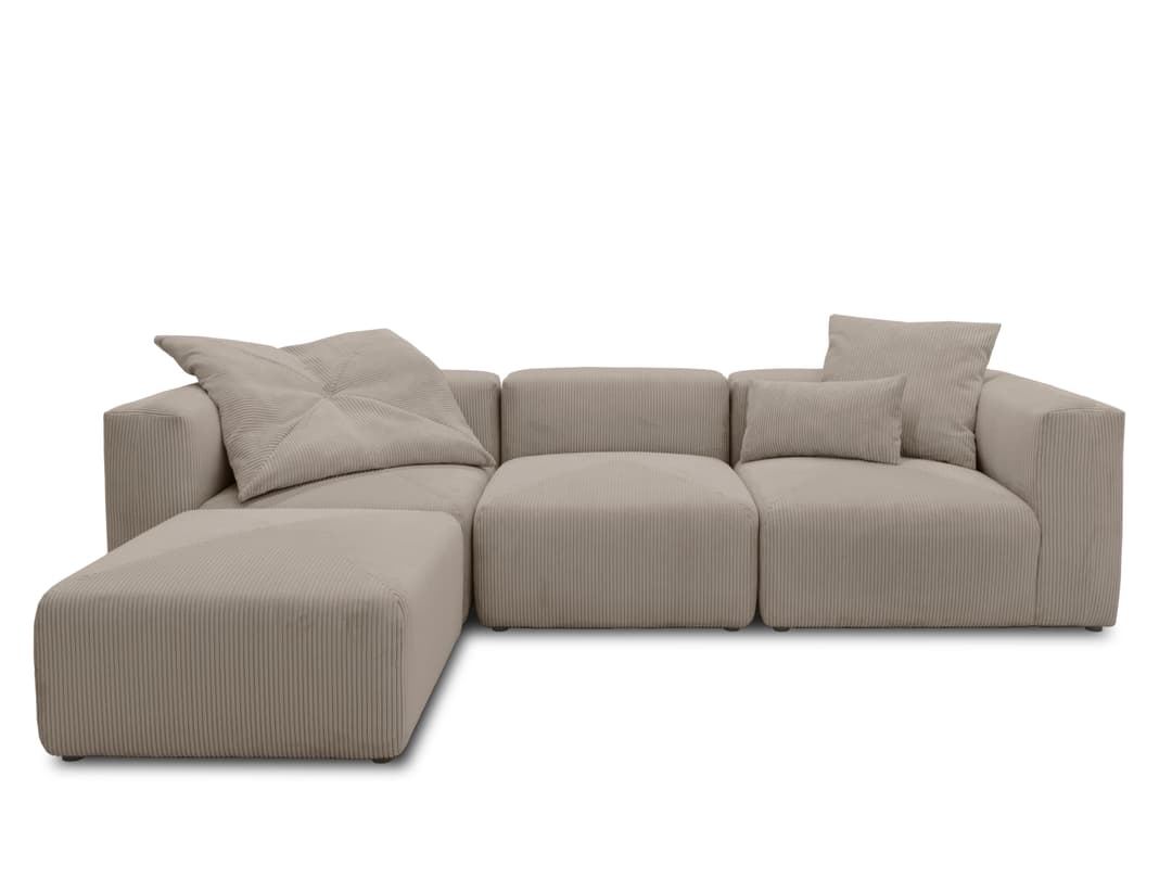 Ecksofa Dorna V | Braun