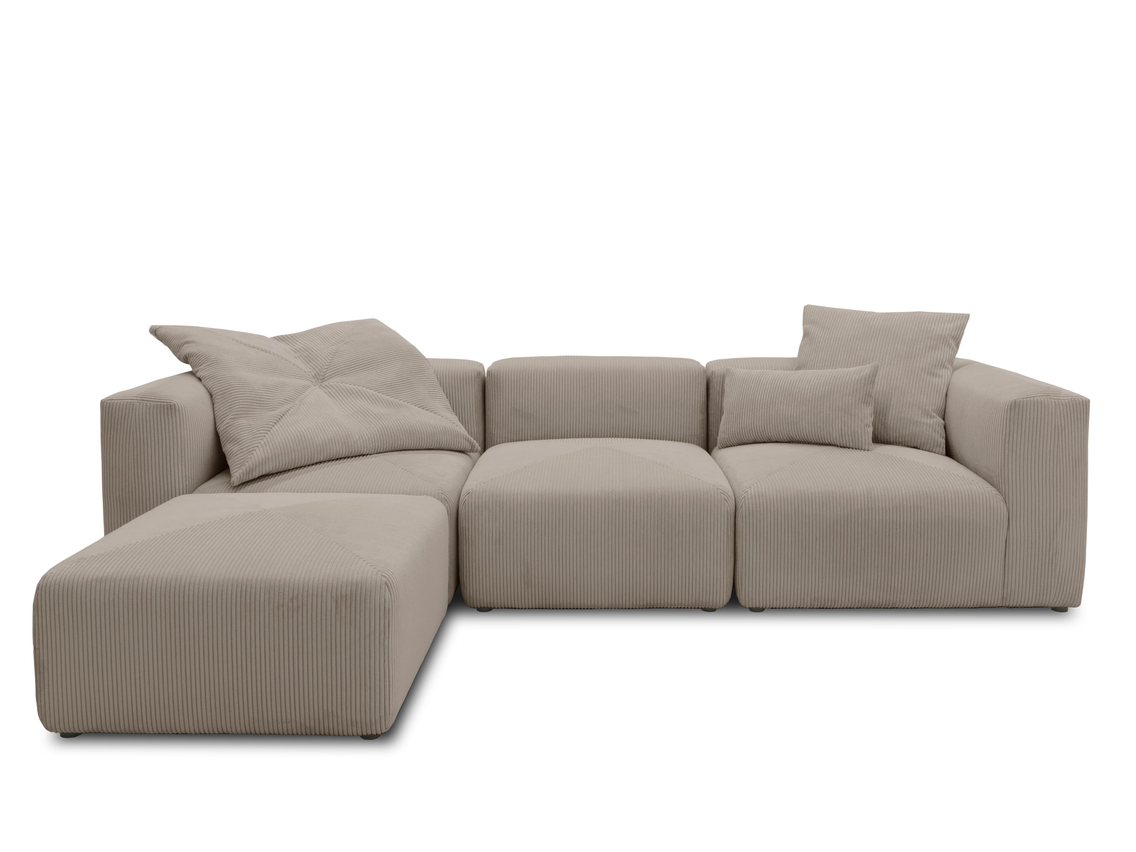 Ecksofa Dorna V | Braun