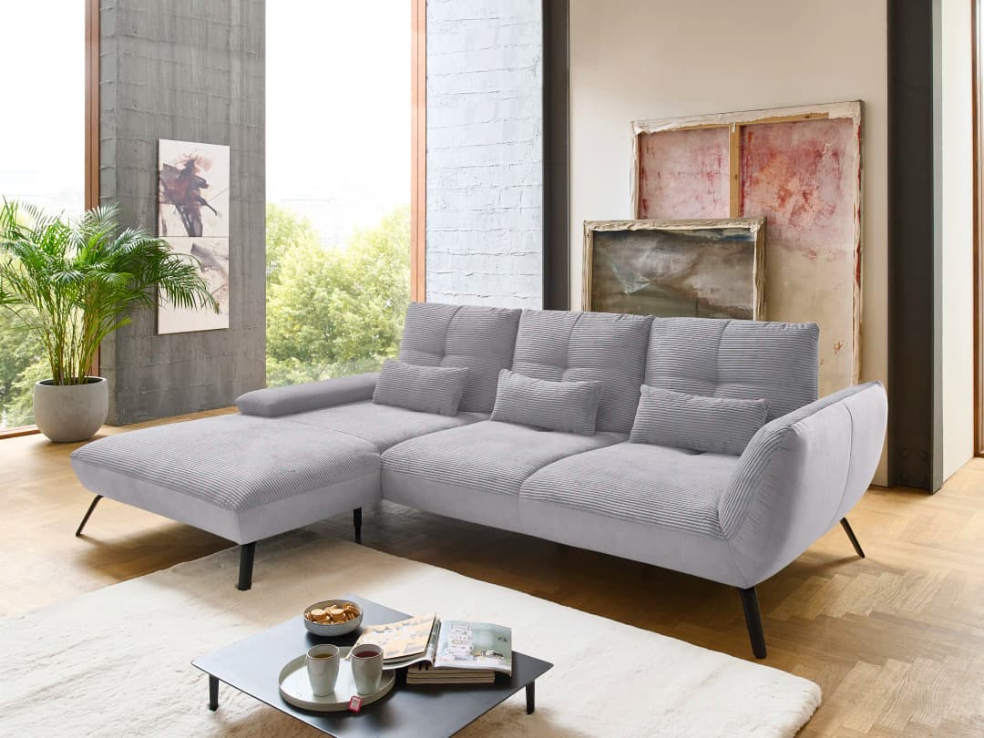 Ecksofa Paola VII | Grau