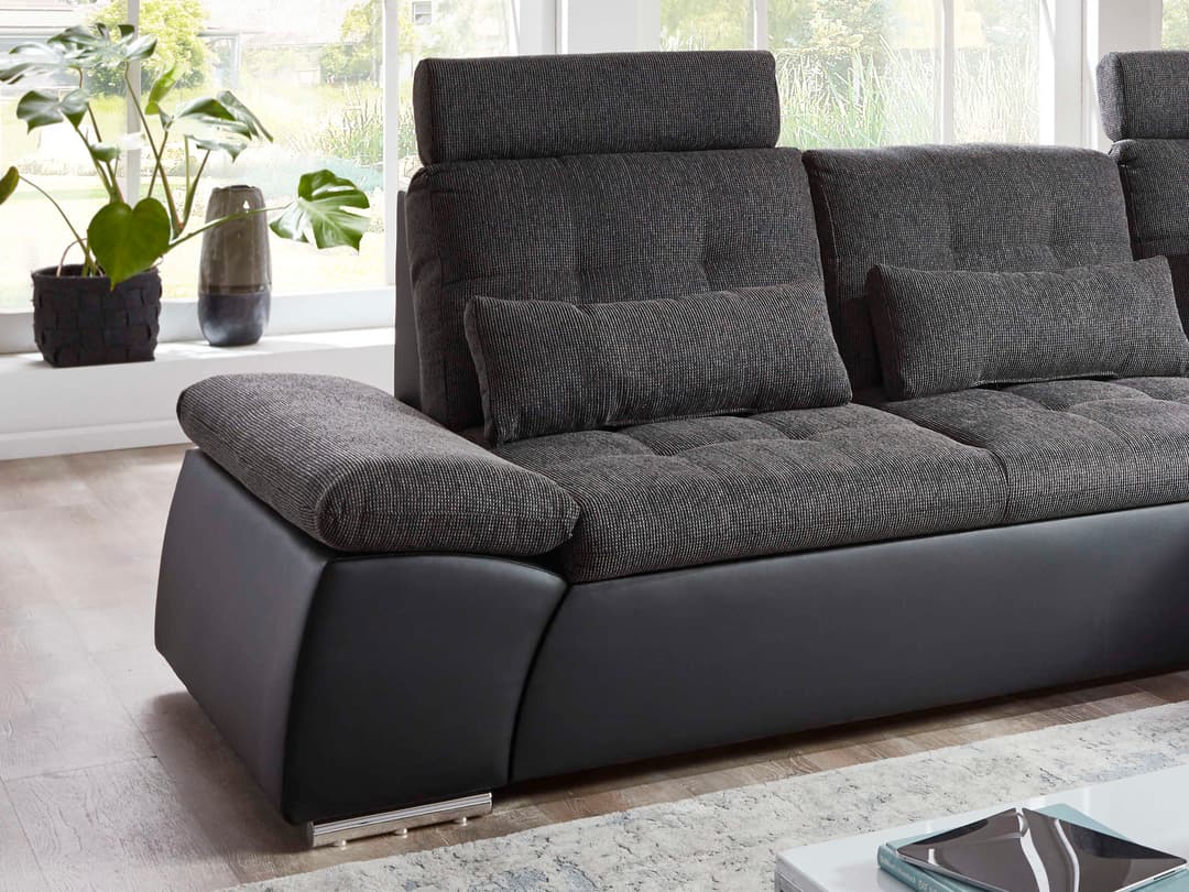 Ecksofa Bussoleno II | Grau
