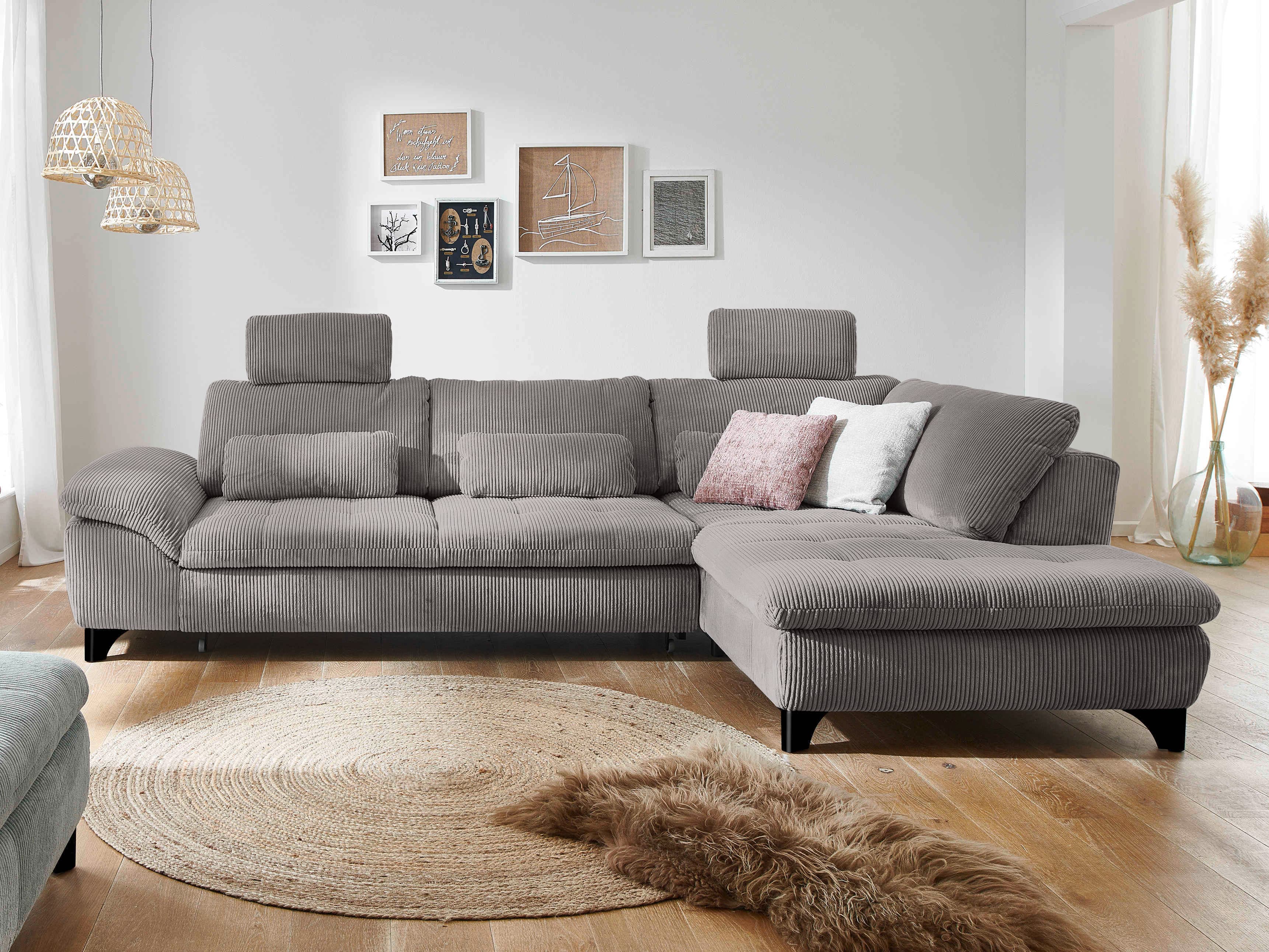 Ecksofa Majid | Grau