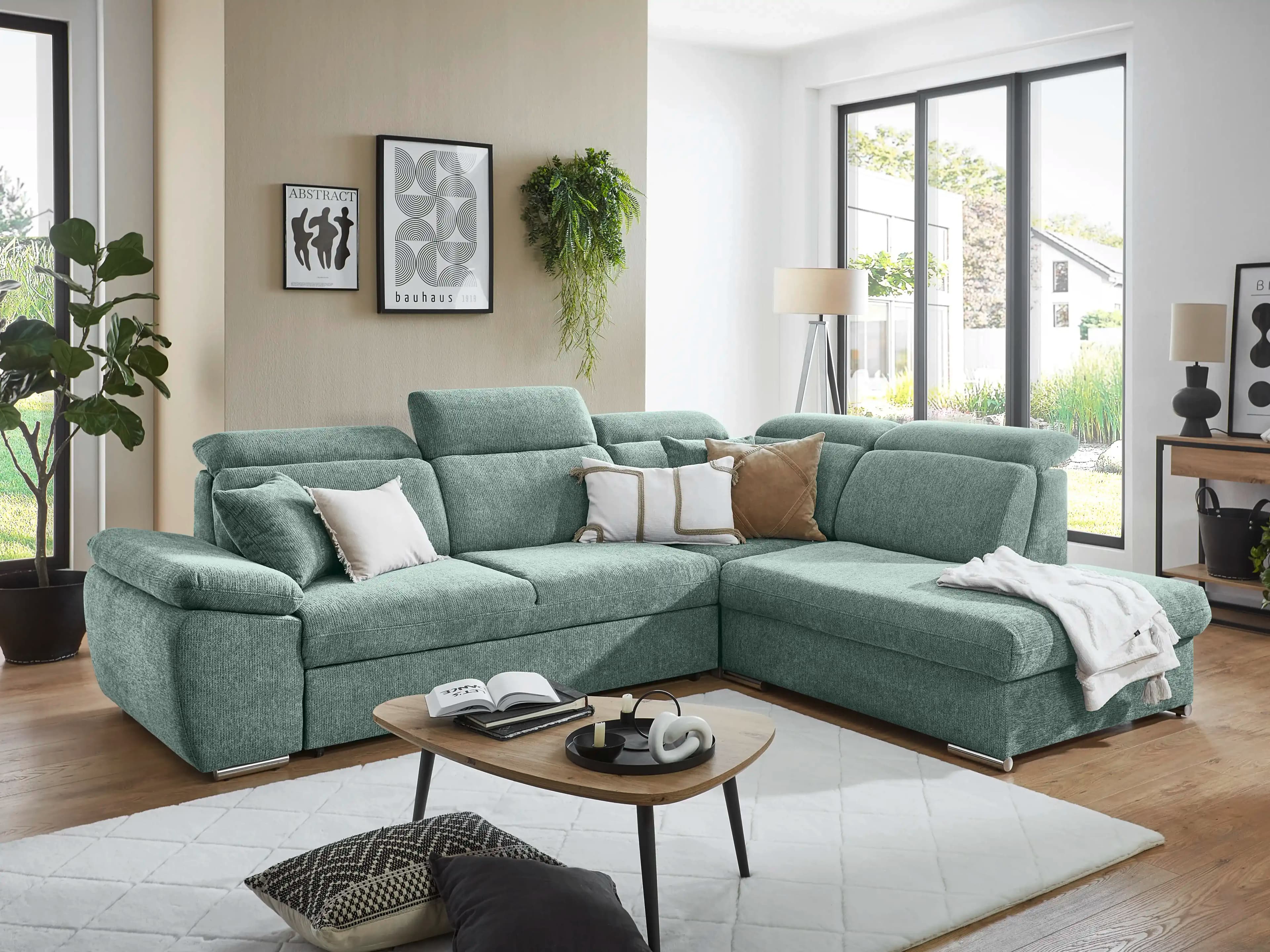 Ecksofa Mason III | Grün