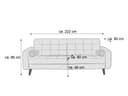 Schlafsofa Brigach | Grau 4