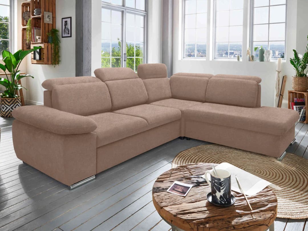 Ecksofa Boris II | Braun