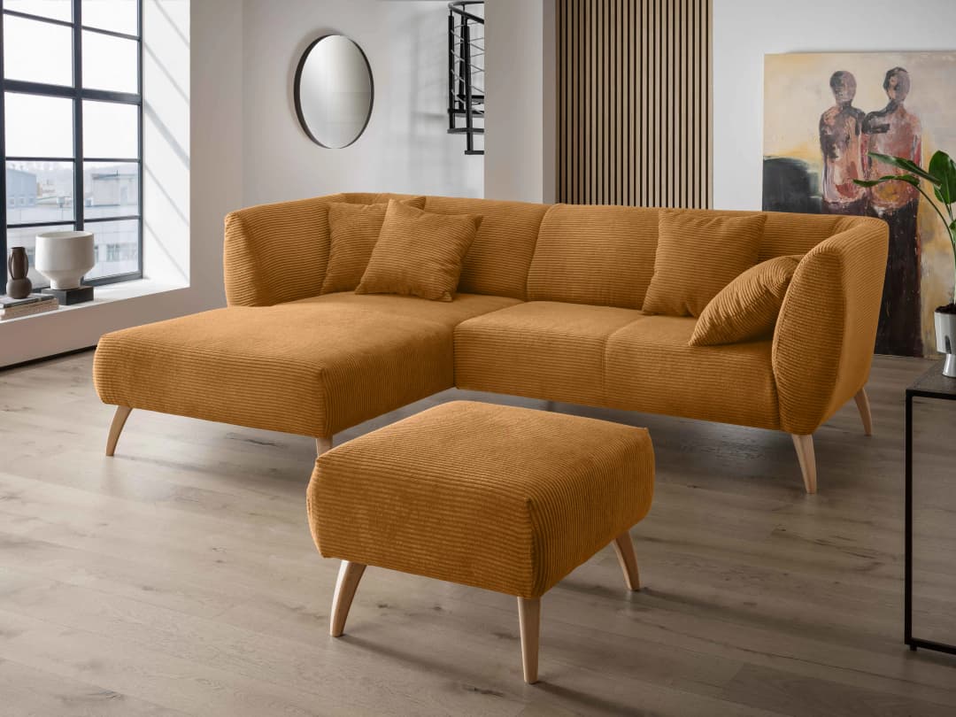 Ecksofa Birga II | Gelb