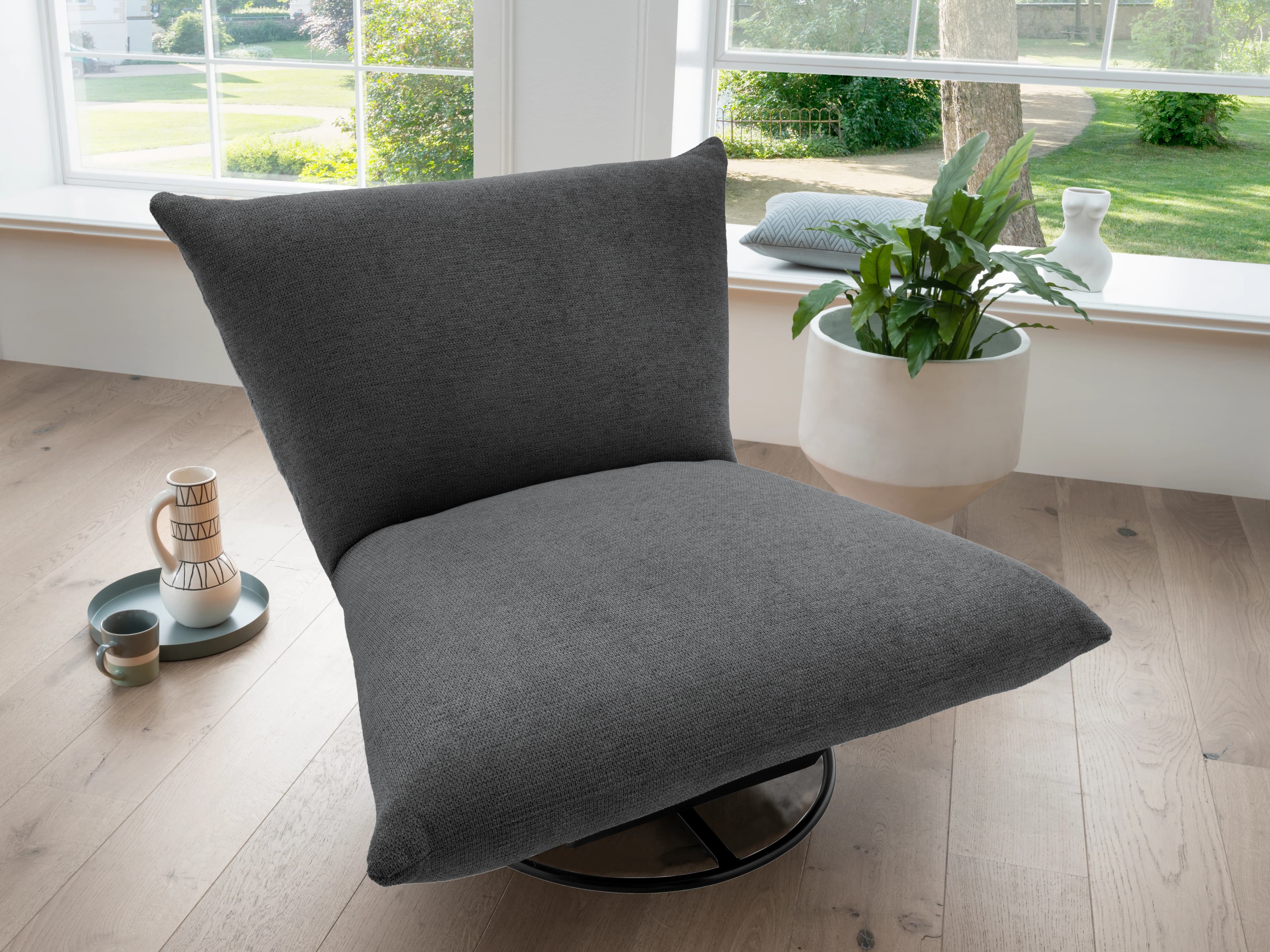 Polstersessel Baron IV | Grau