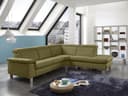 Ecksofa Pomezia V | Grün