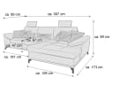 Ecksofa Saratow | Grau 3