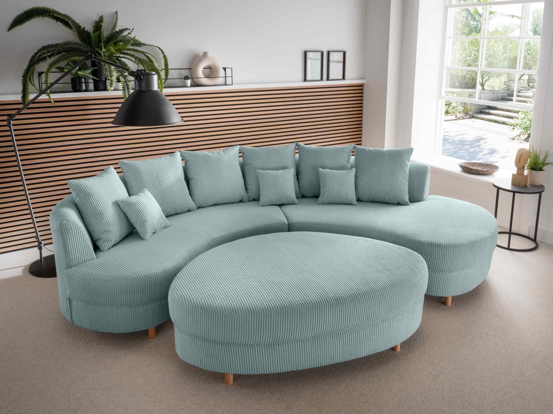 Ecksofa Bjelle | Blau