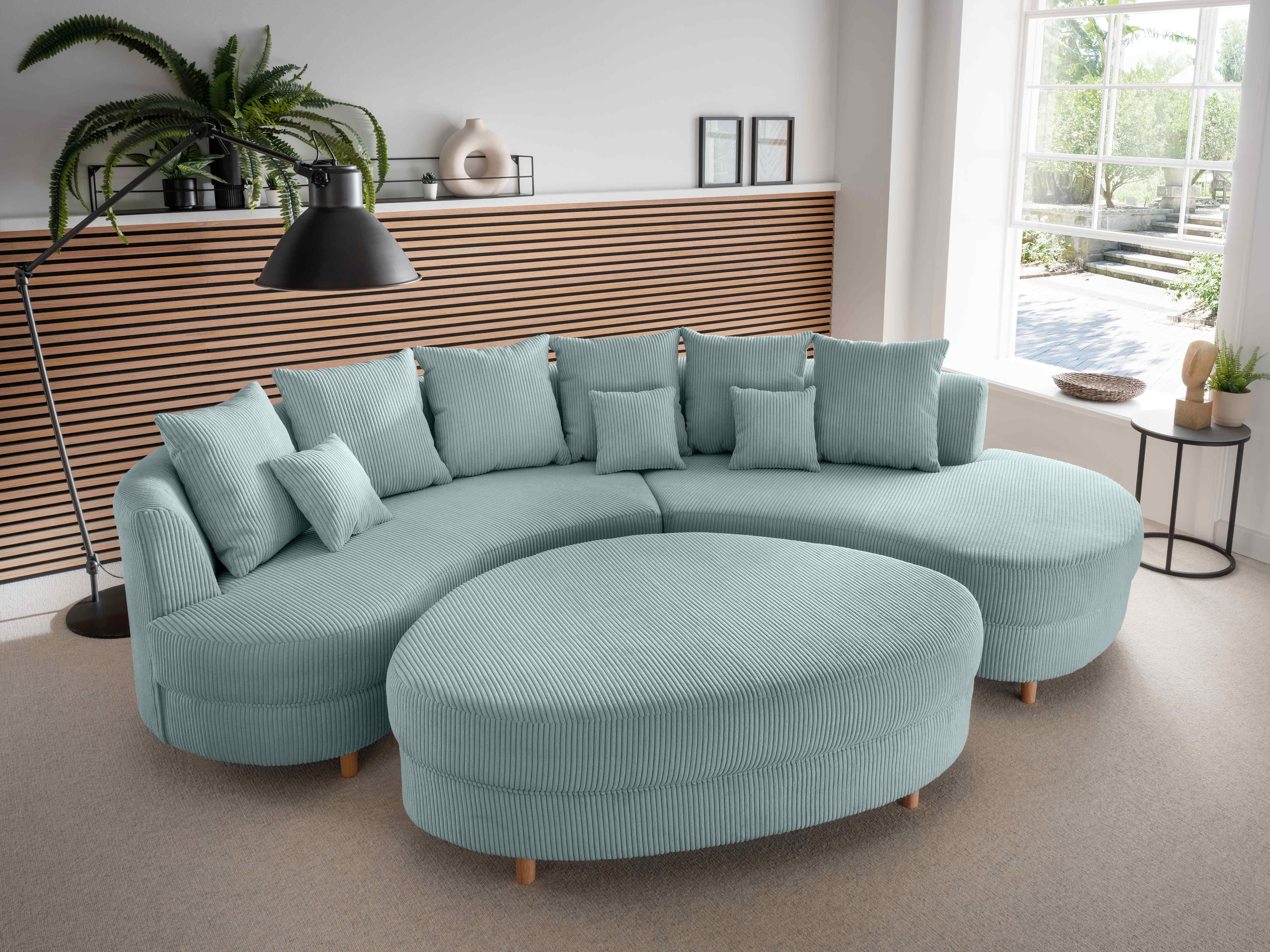 Ecksofa Bjelle | Blau