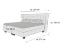 Boxspringbett Salcedo | Gold 2