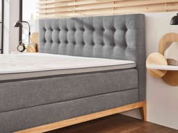 Boxspringbett Sleza | Grau