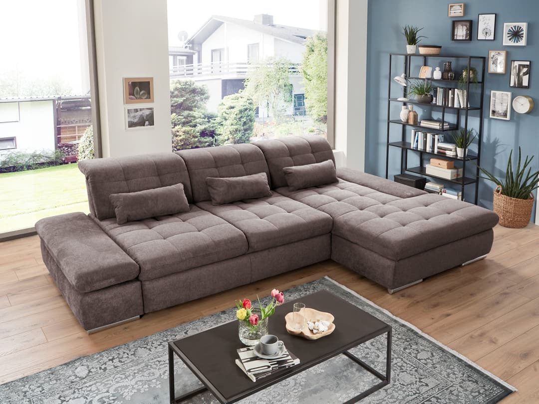 Ecksofa Pilar | Braun