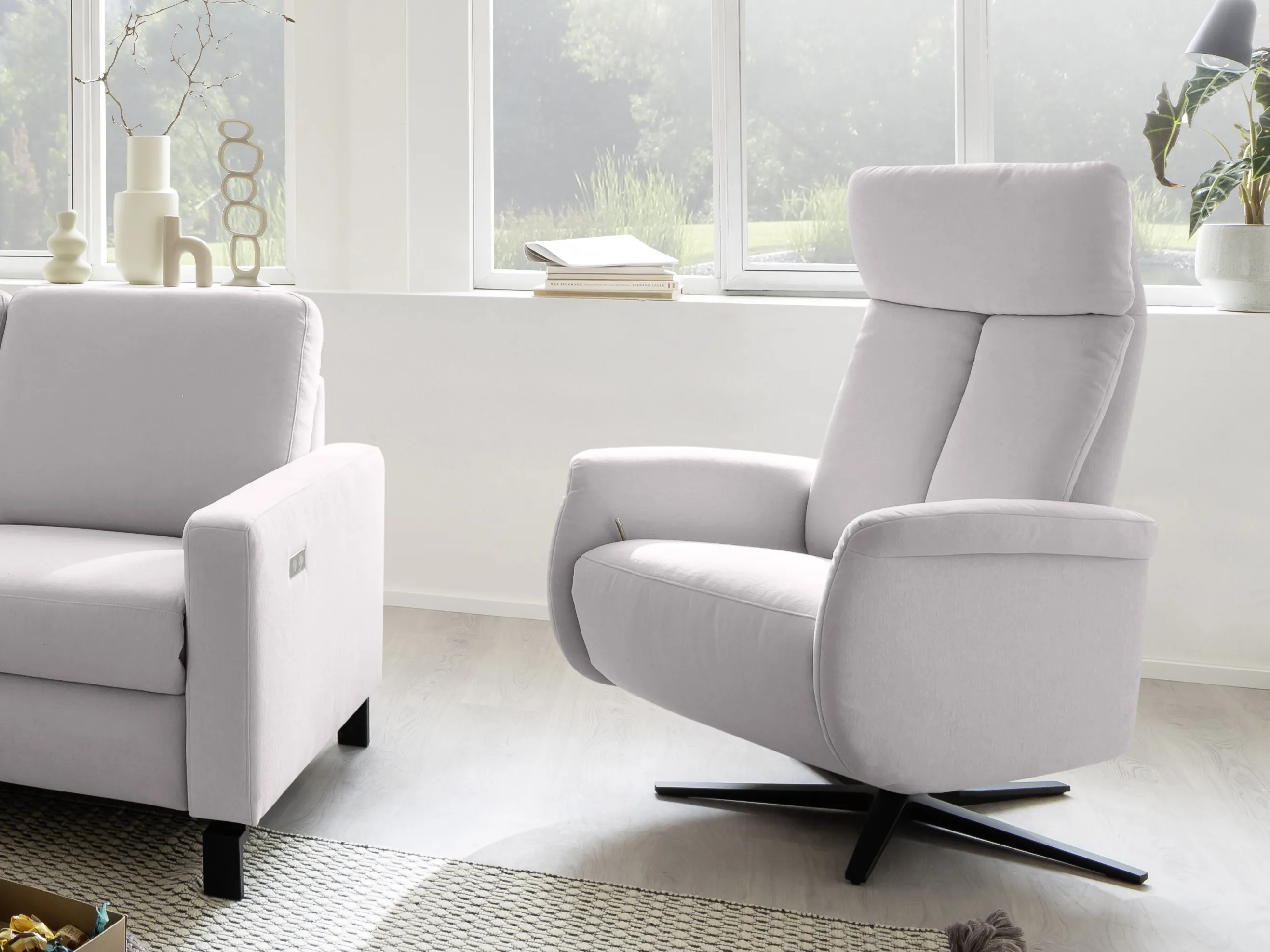 Relaxsessel Chester II | Grau