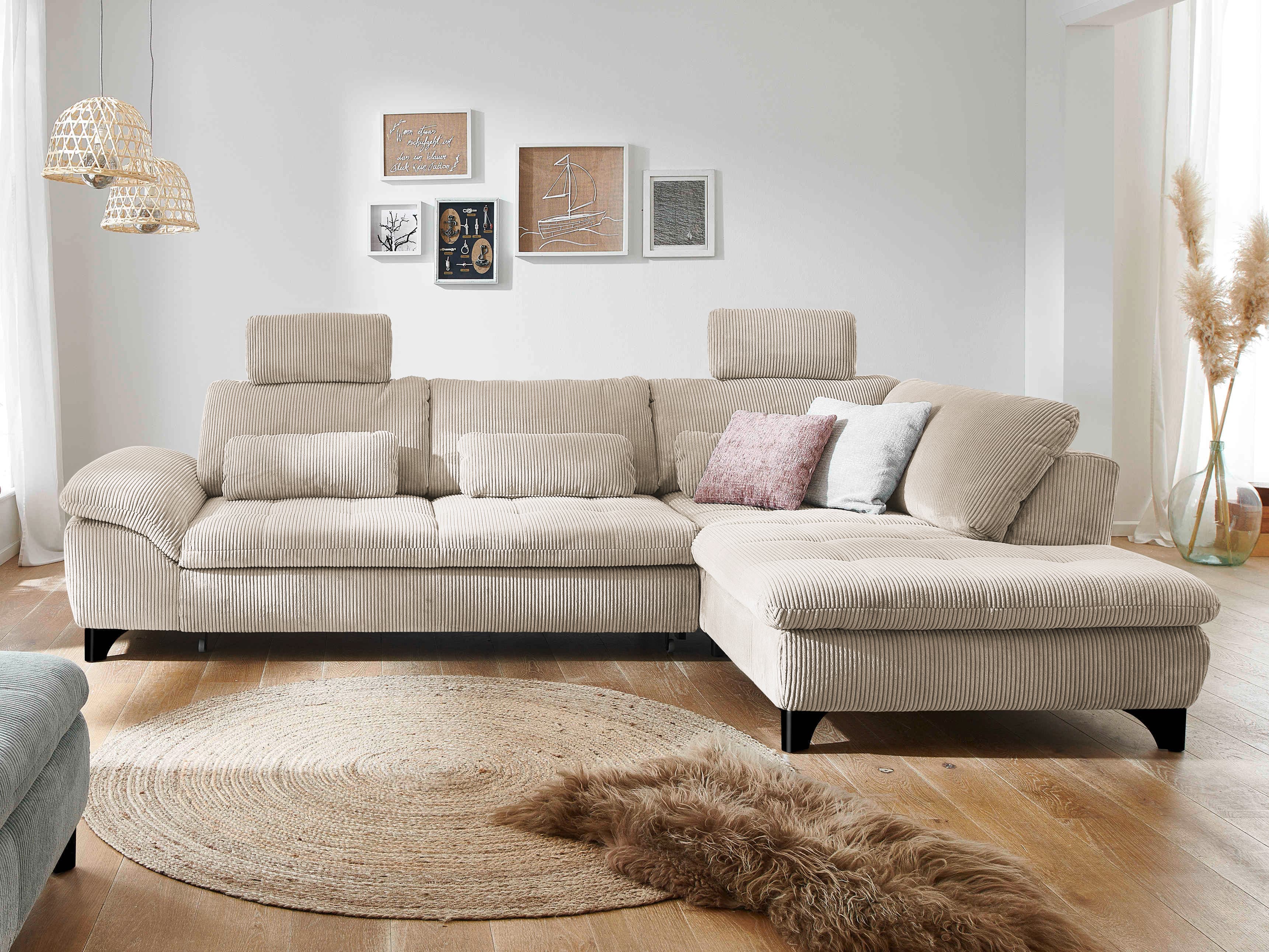Ecksofa Majid | Weiß