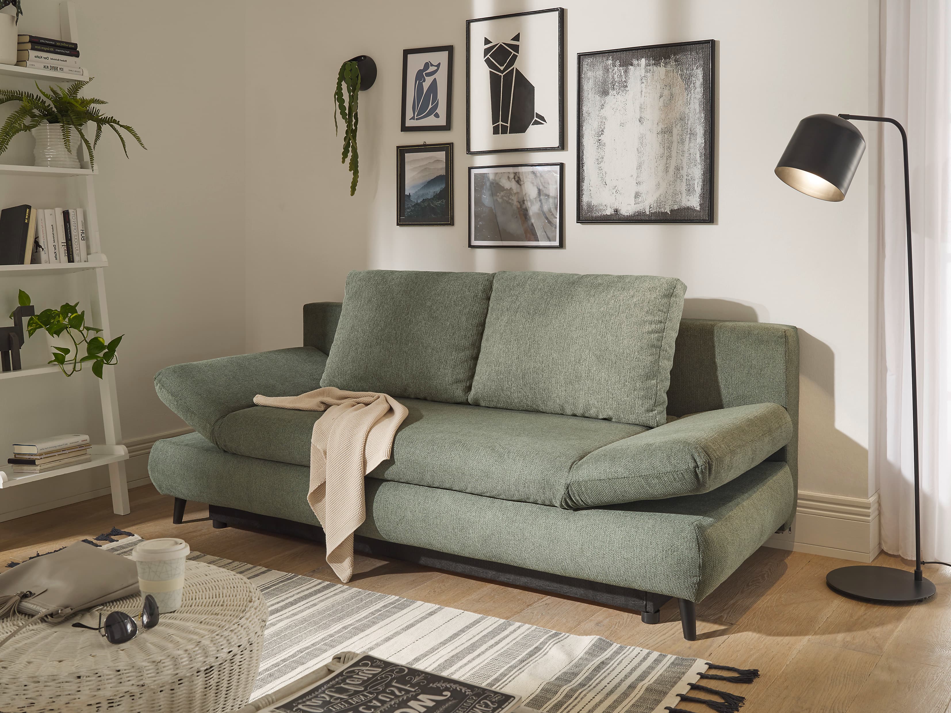 Schlafsofa Bonez | Grün