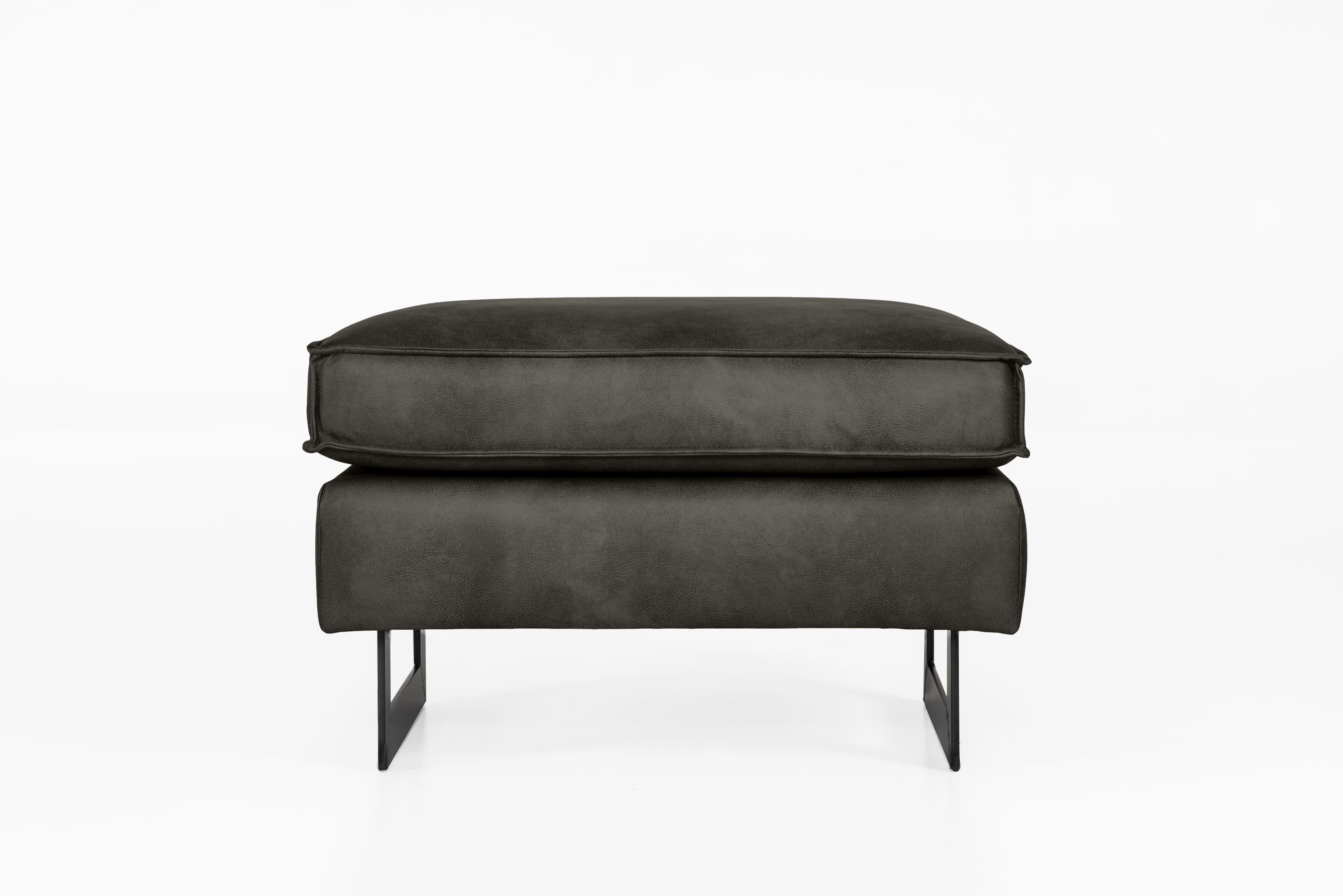 Polsterhocker Kellan III | Grau