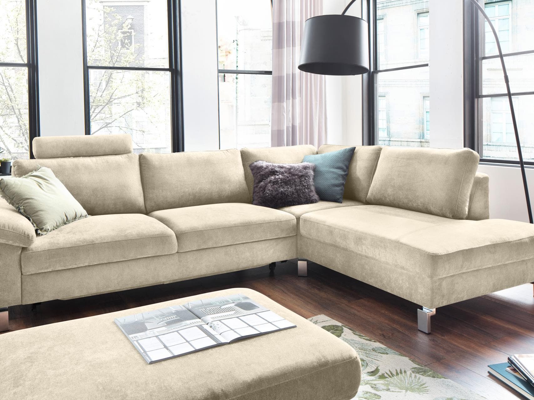 Ecksofa Cabianca VII | Weiß
