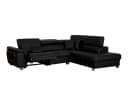 Ecksofa Meka | Schwarz 2