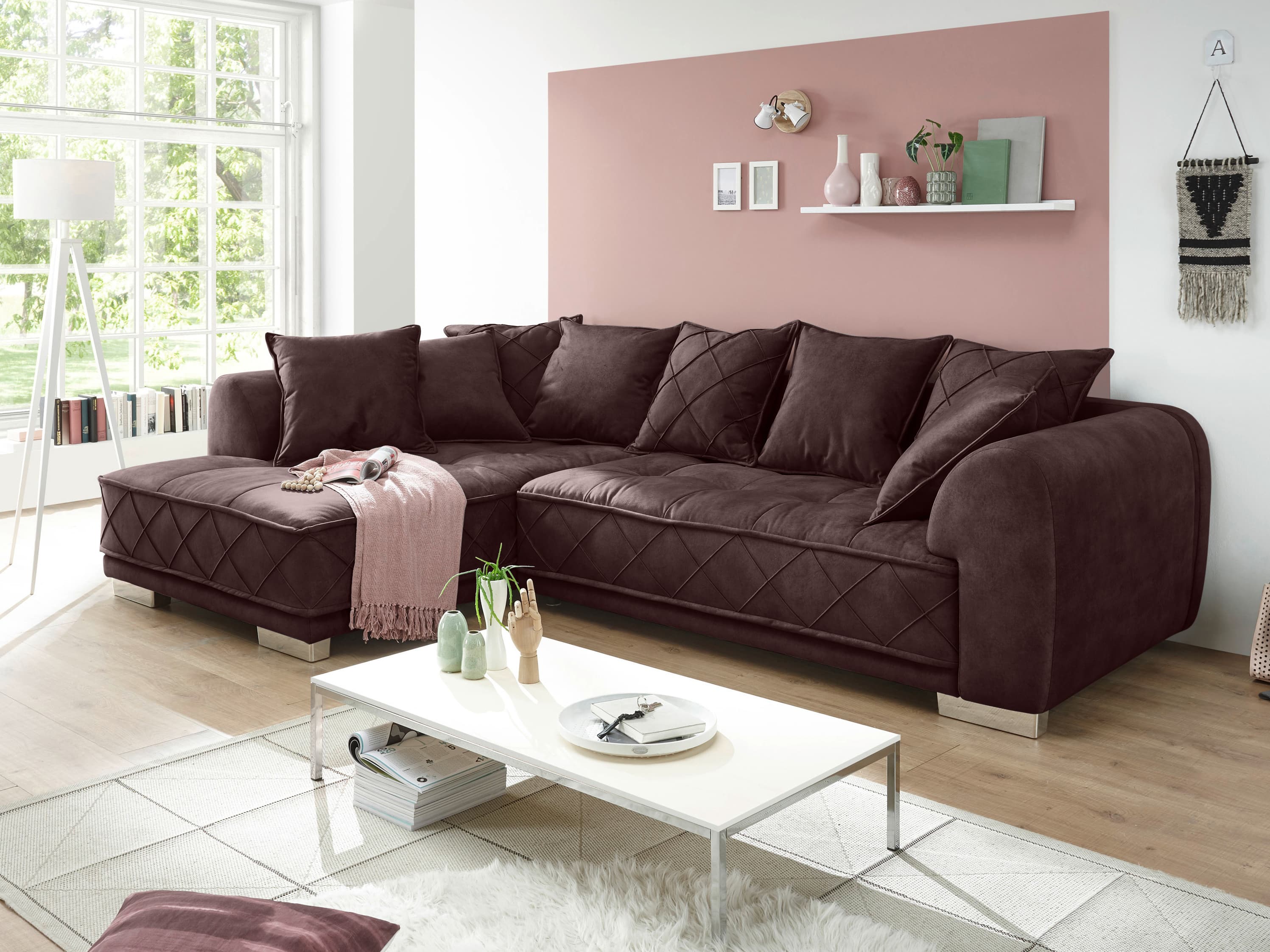 Ecksofa Basil | Rot