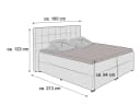 Boxbett Bamir | Grau 2
