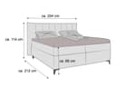 Boxspringbett Barghis | Grau 4