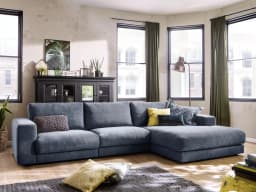 Ecksofa Caldiero IV | Blau