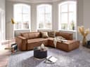 Ecksofa Croviana | Braun