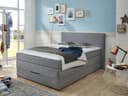 Boxspringbett Sajama | Grau